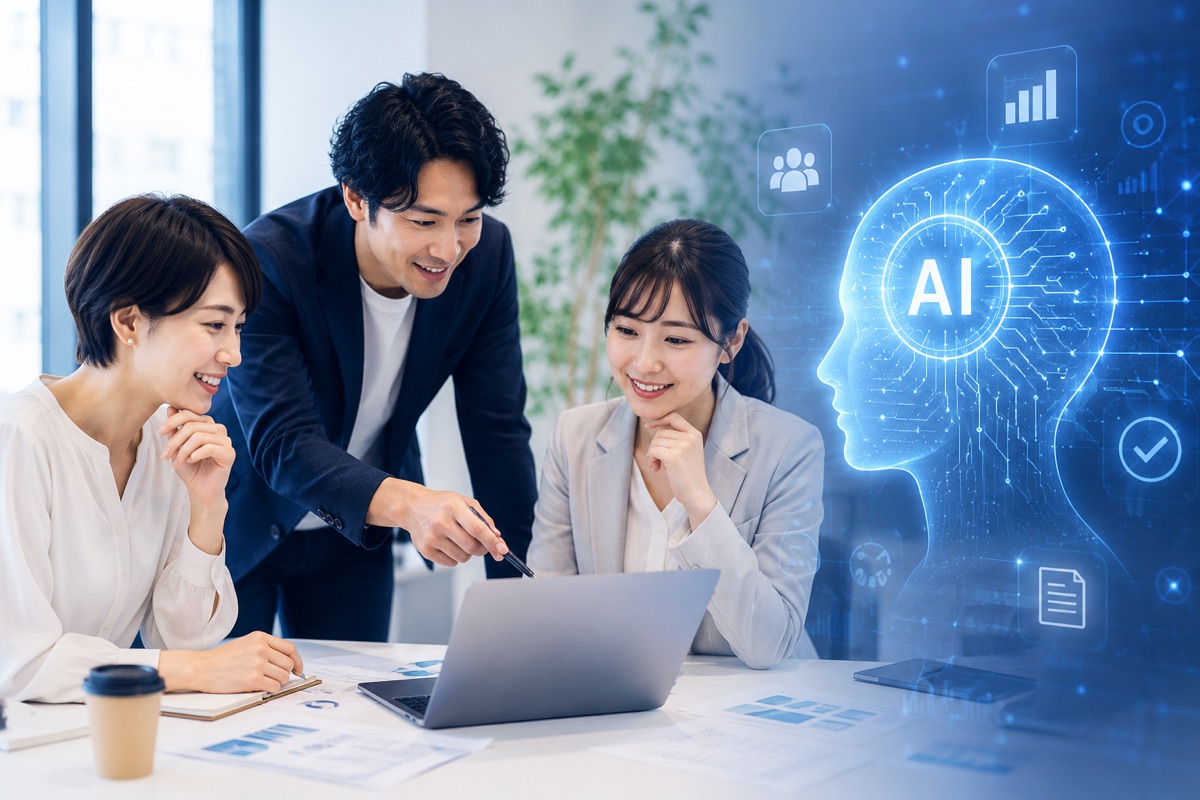 AIとプロの採用チームで支える打ち合わせ
